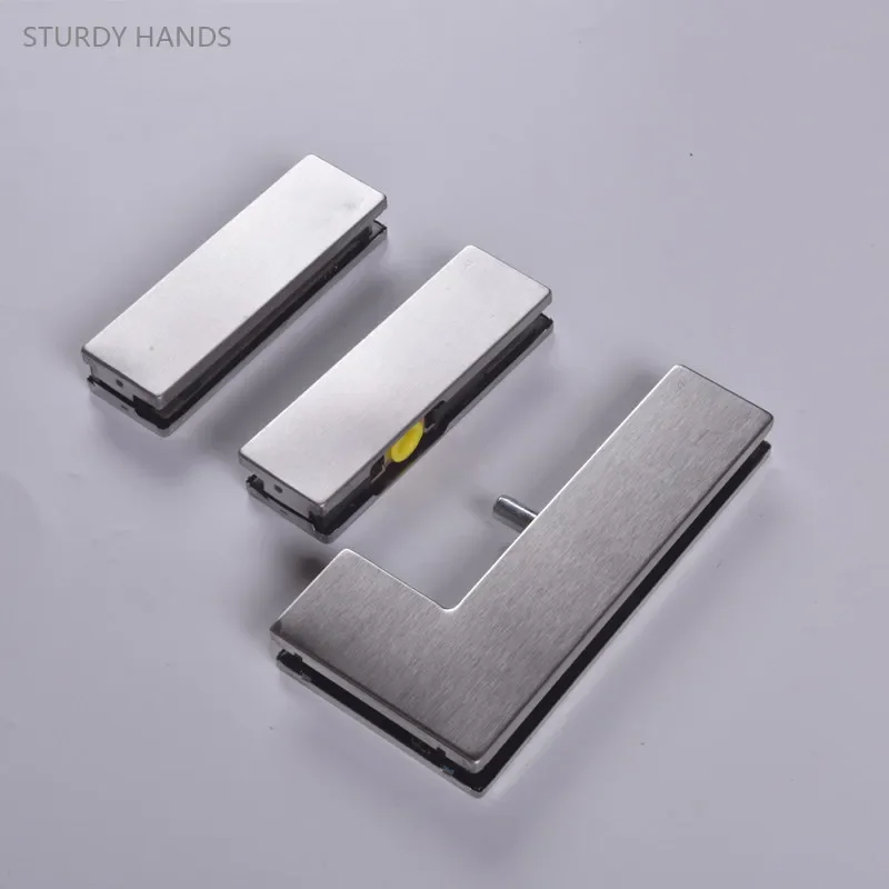 Glass Door Hinge - Universal Glass Door Clamp with Upper