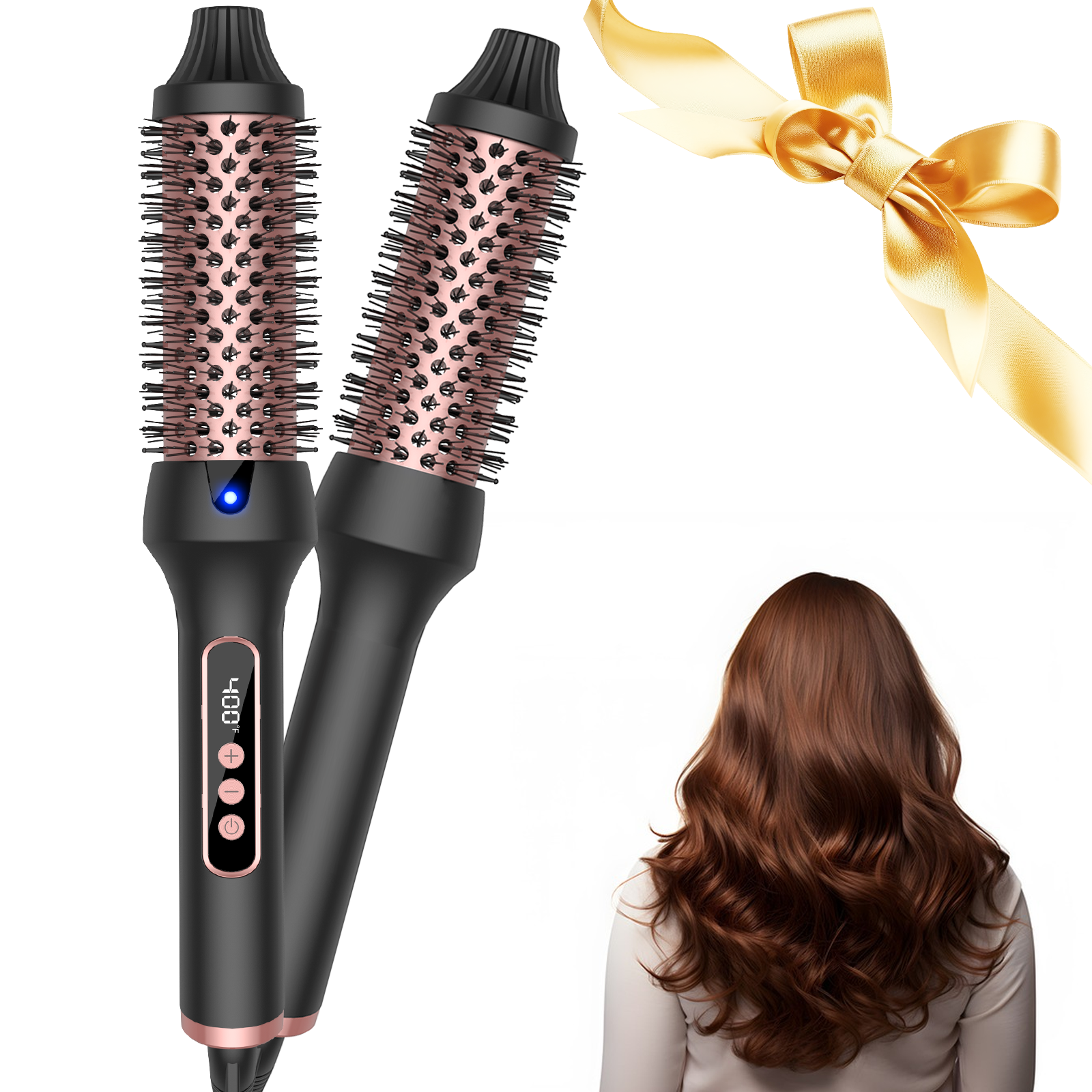 Ceramic Heat Emitter - 1.5 Inch Hair Curling Iron Brush