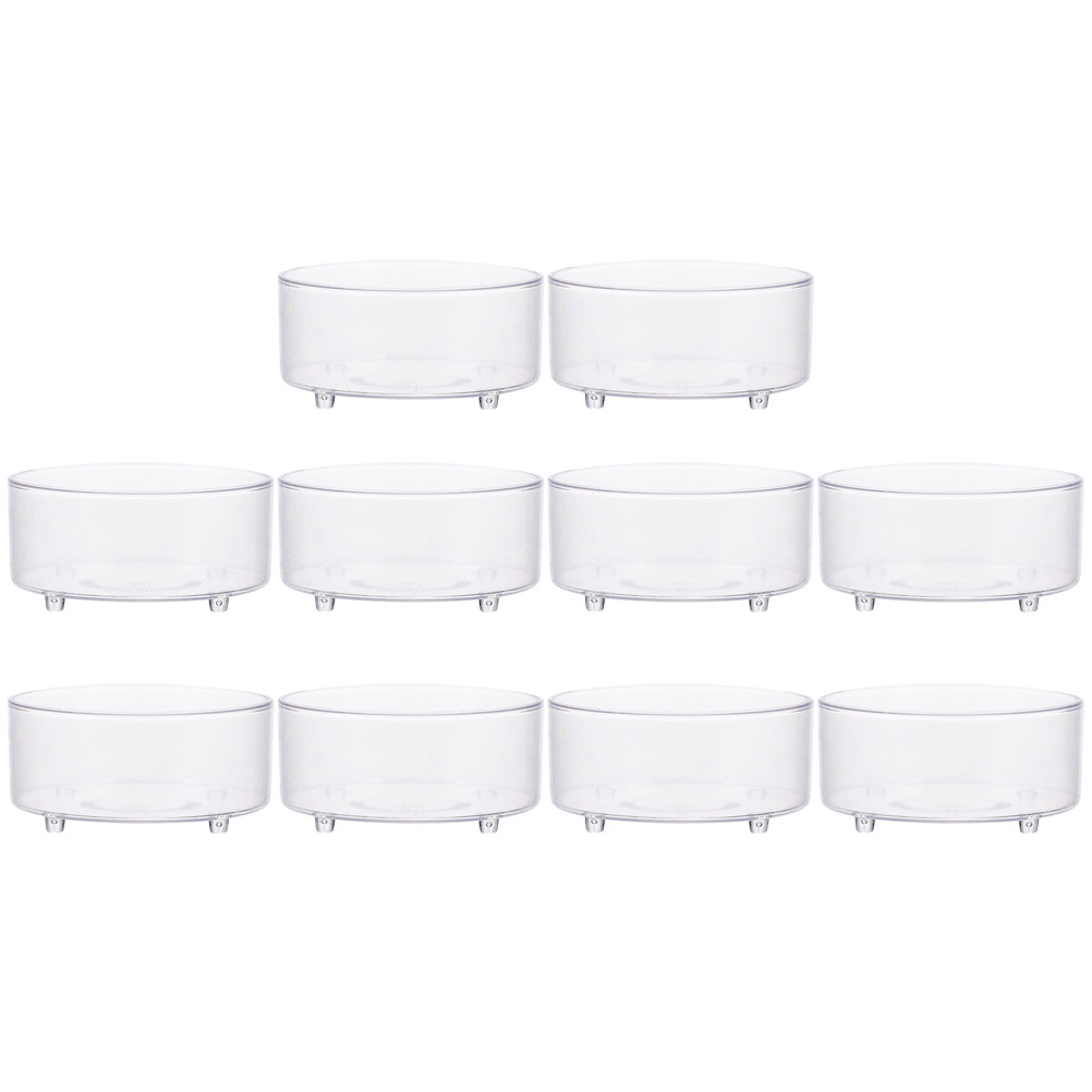 10Pcs Acrylic Reptile Food Dis - Water Dish Reptile ulasan dan harga
