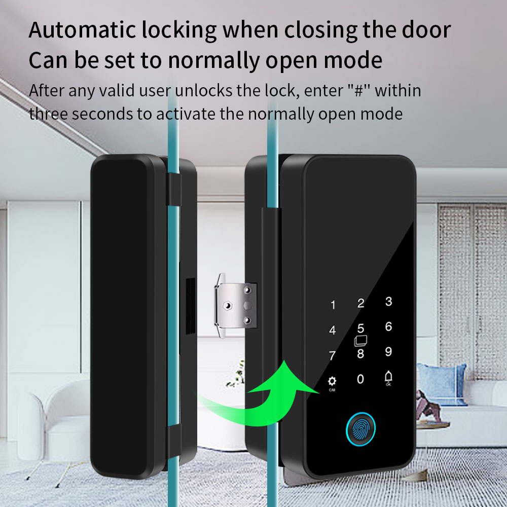 B16 Tuya APP Bluetooth Glass D - Glass Door Hinge ulasan dan harga