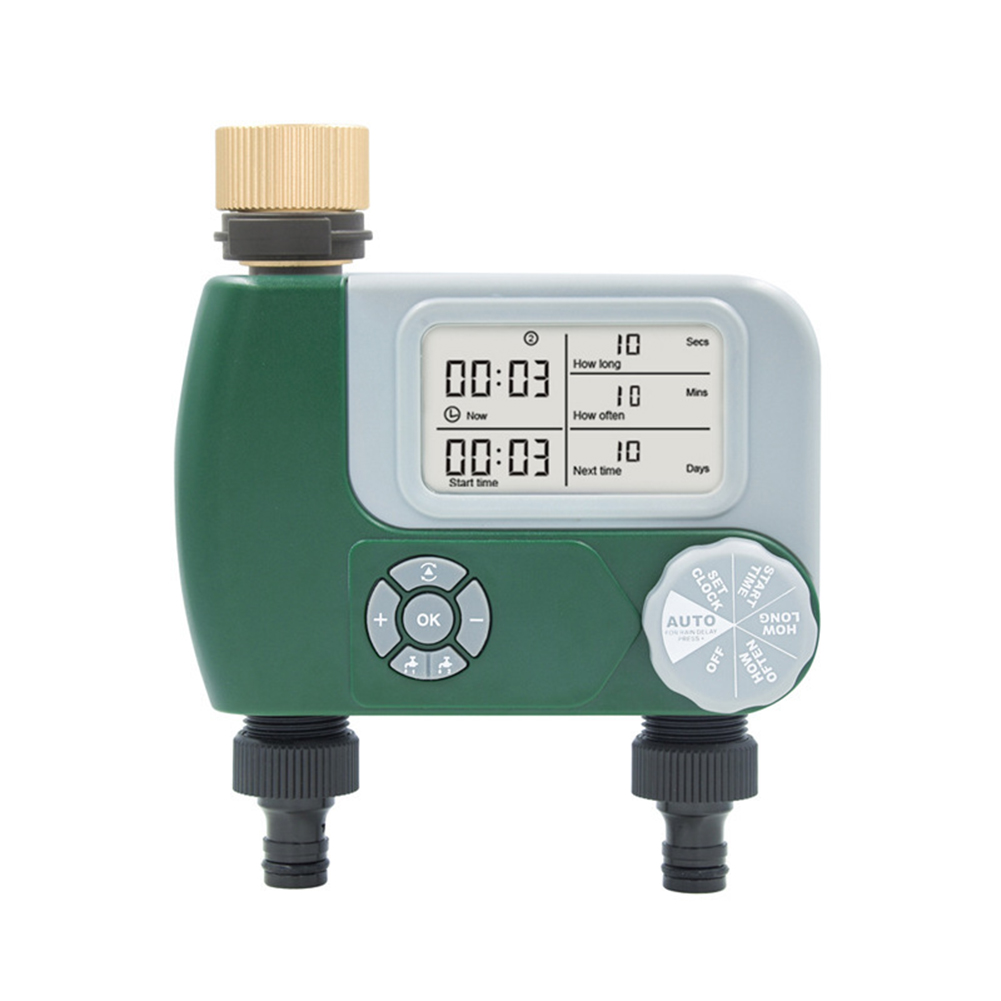Electronic Garden Hose Water T - Timer Dual Outlet ulasan dan harga
