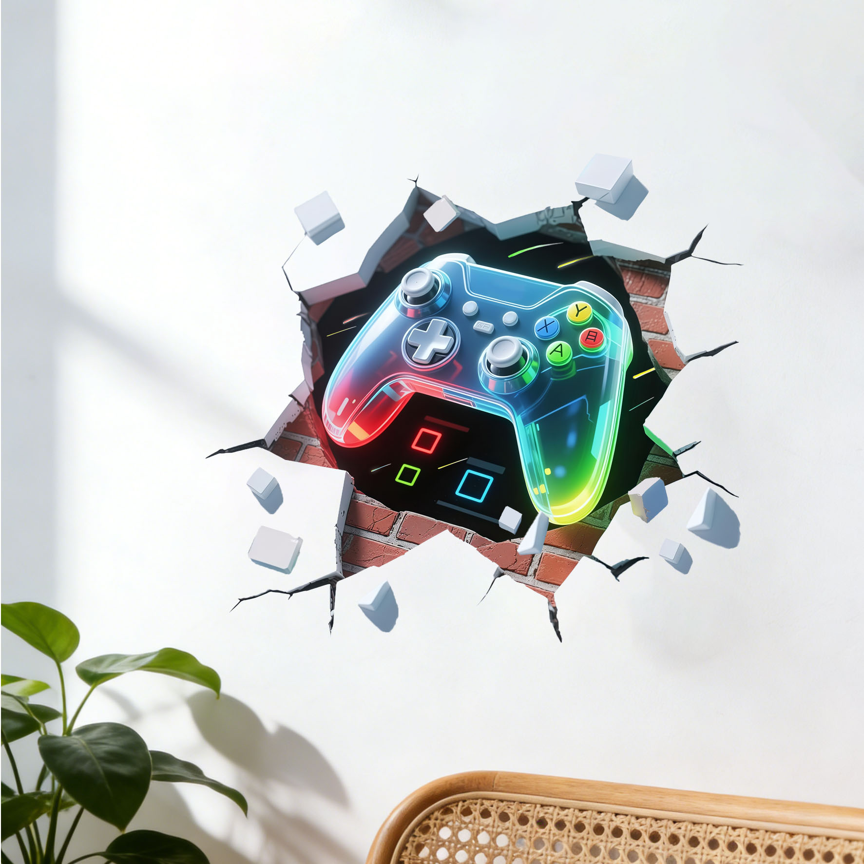 Game Controller Decal for Boys - Pvc Panel Background ulasan dan harga