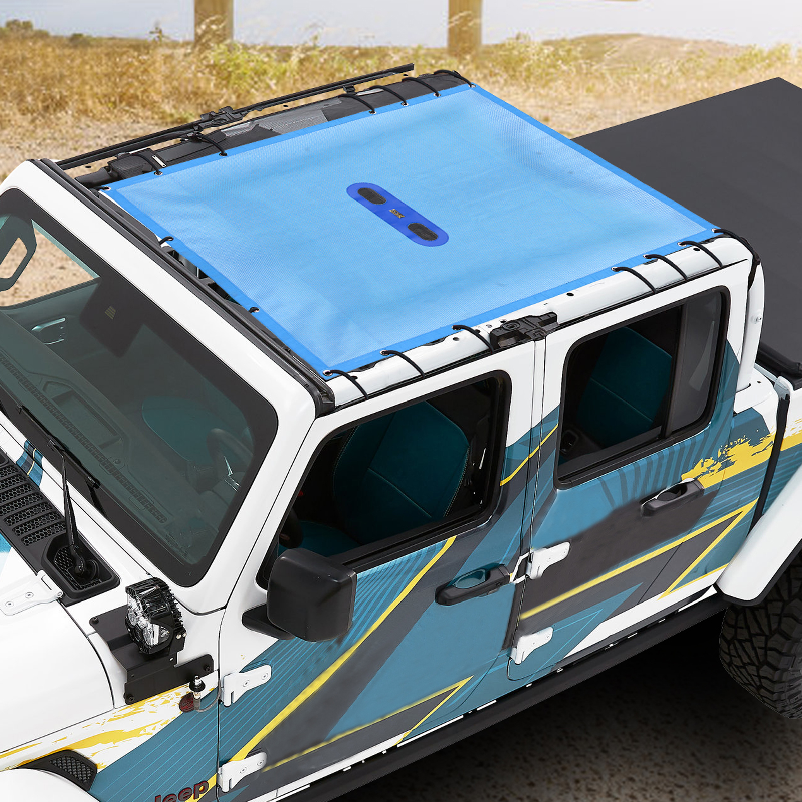 For Jeep Gladiator JT 4 Door A - Screen Top Mesh ulasan dan harga