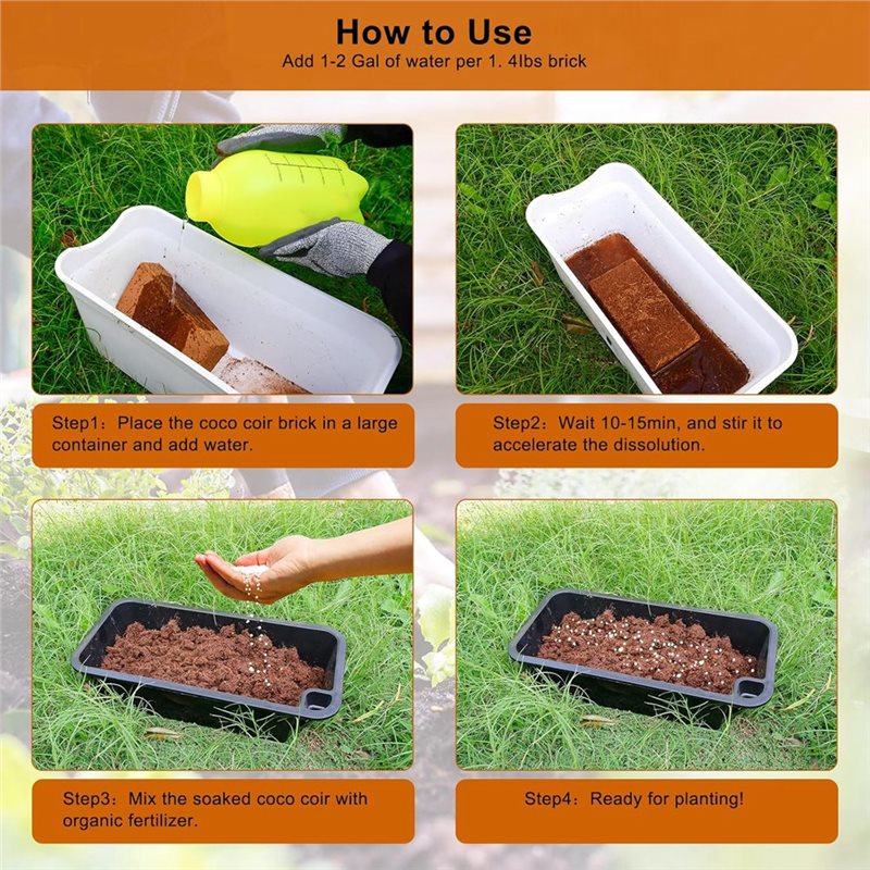 3 Pack Coco Coir Bricks, Coco  - Substrate Coconut Fiber ulasan dan harga