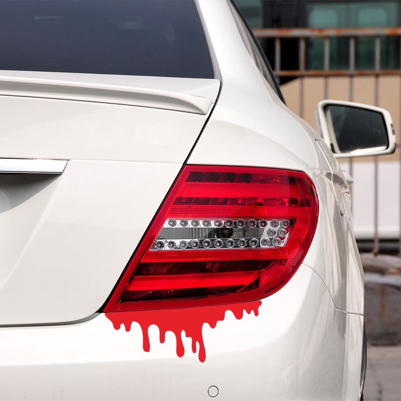 G015 14X5CM Car Red Blood Drip - Glass Door Hinge ulasan dan harga
