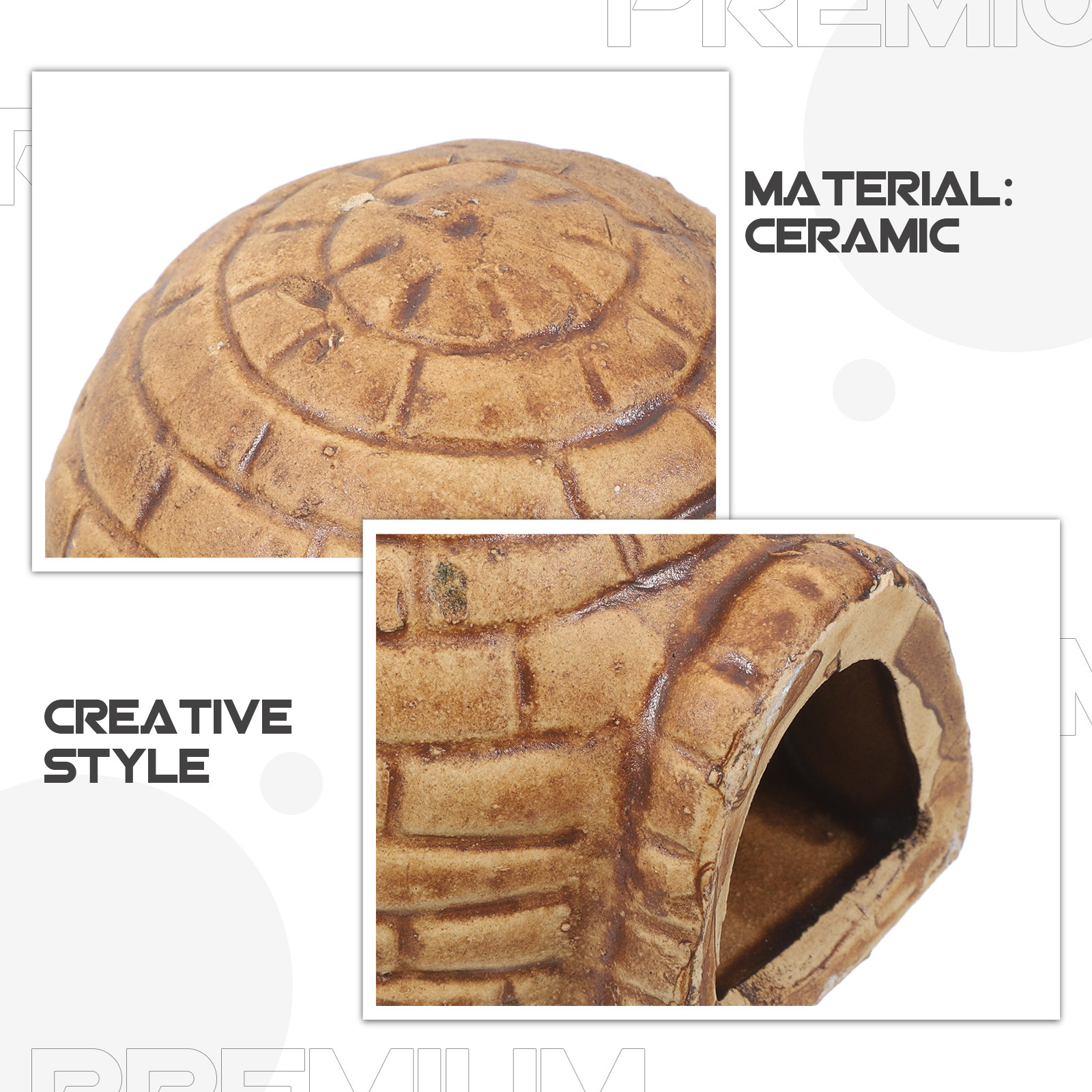 Pleco Caves Aquarium Fish Tank - Hide Cave Ceramic ulasan dan harga