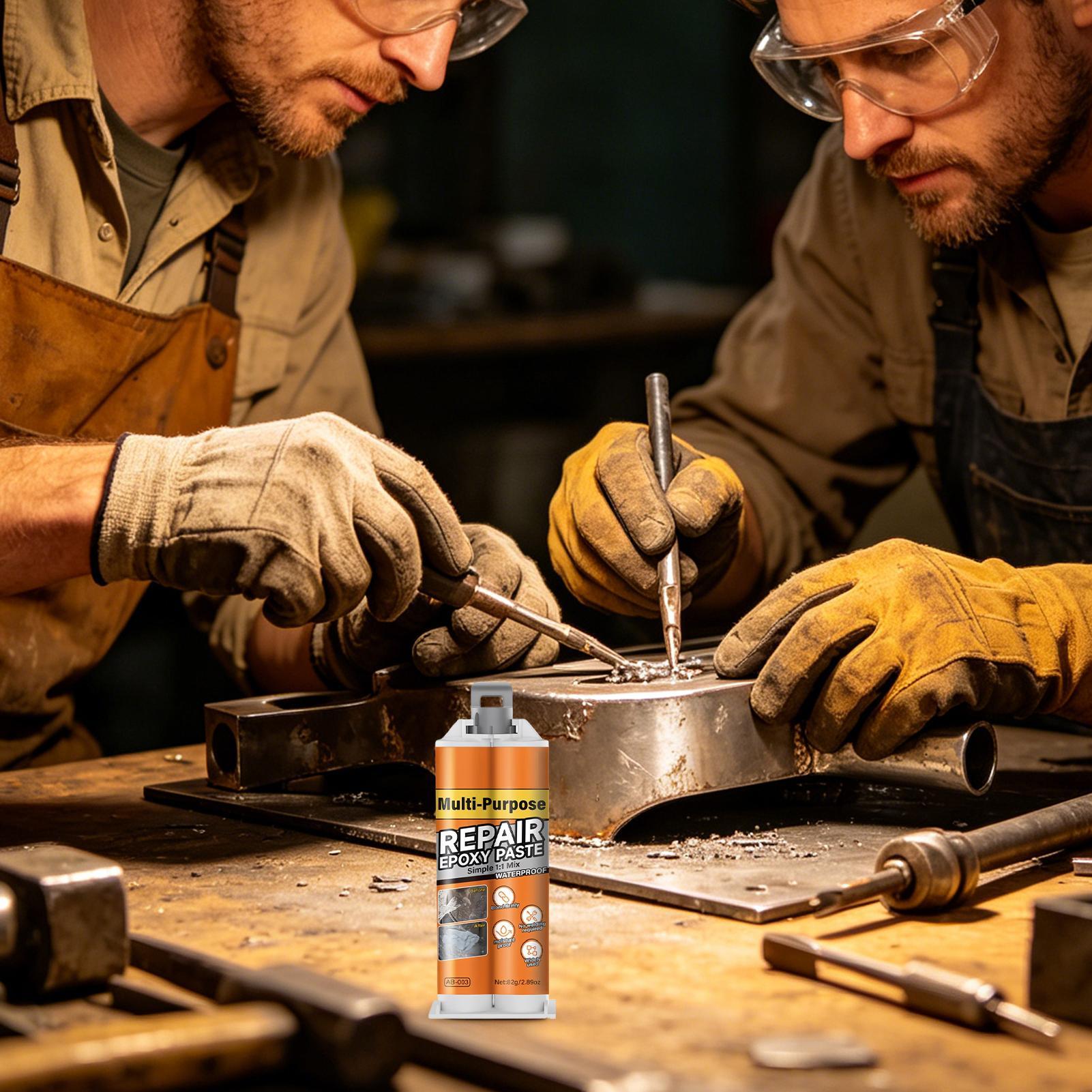 Metal Repair Glue 85ml Tempera - Ceramic Heat Emitter ulasan dan harga