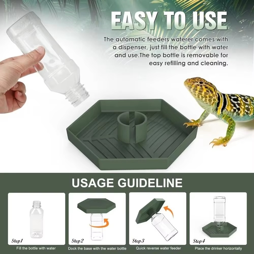 Feeding Supplies Automatic Tur - Water Dish Reptile ulasan dan harga