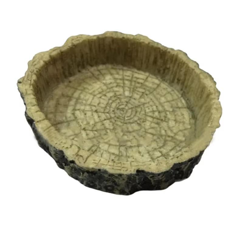 Reptile Feeding Bowl - Resin N - Water Dish Reptile ulasan dan harga