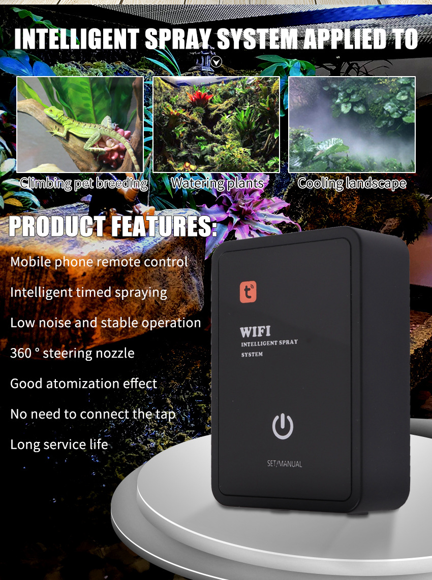 Smart WiFi Reptile Misting Sys - Misting Nozzle Reptile ulasan dan harga