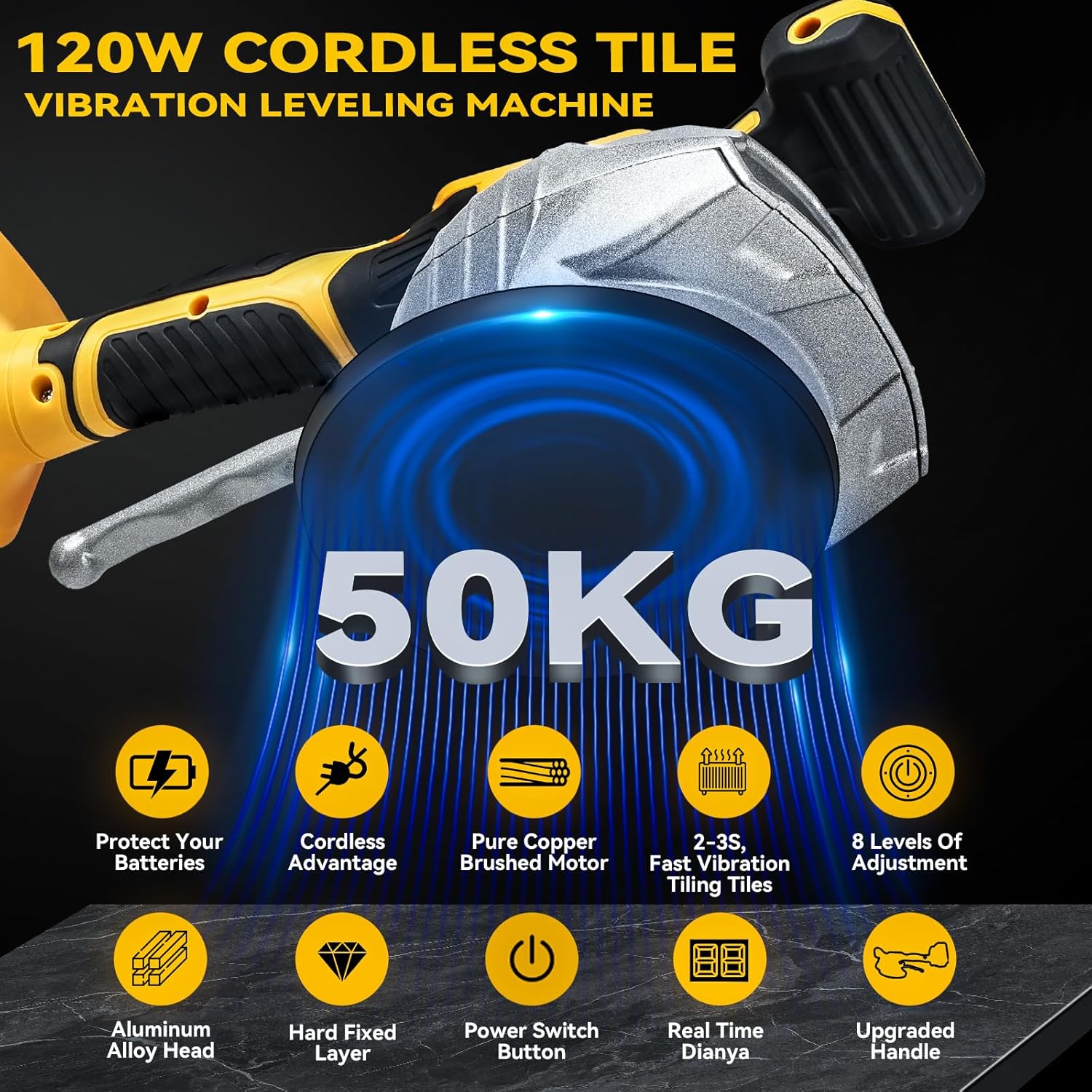 Tile Vibration Leveling Machin - Ceramic Tile Floor ulasan dan harga