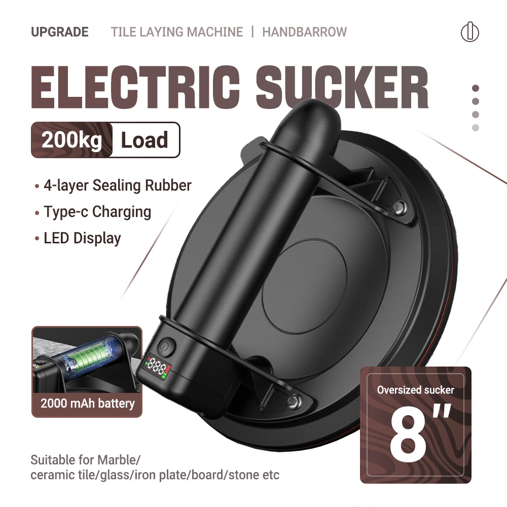 Electric Vacuum Suction Cup 8  - Ceramic Tile Floor ulasan dan harga