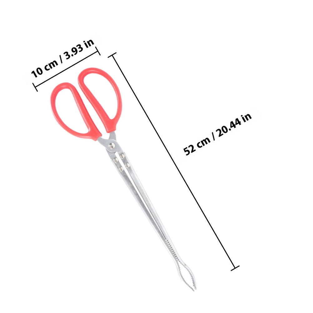 2Pcs Stainless Steel Snake Ton - Feeding Tong Stainless ulasan dan harga